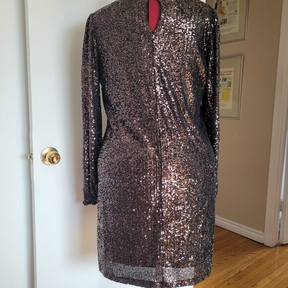 REITMANS Womens sequines mini dress size L - Picture 3 of 4